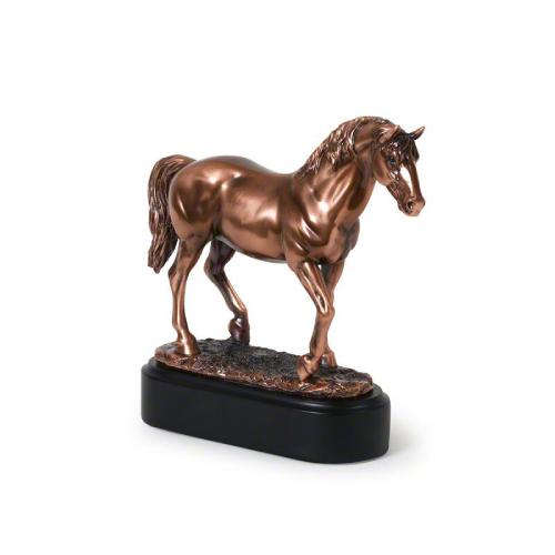 Horse shaped bronze cast